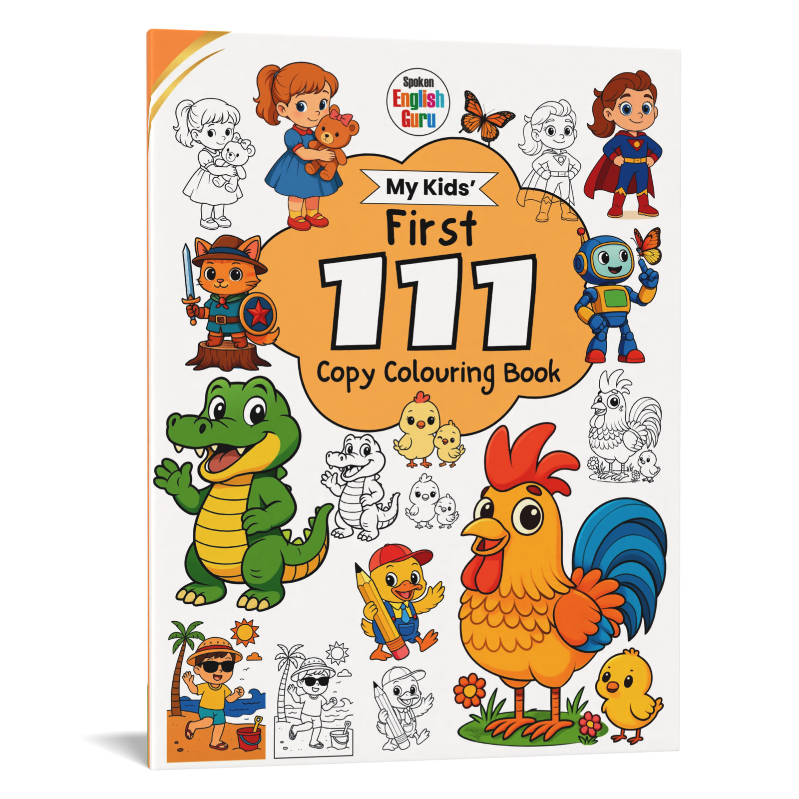My Kids First 111 Copy Colouring Book