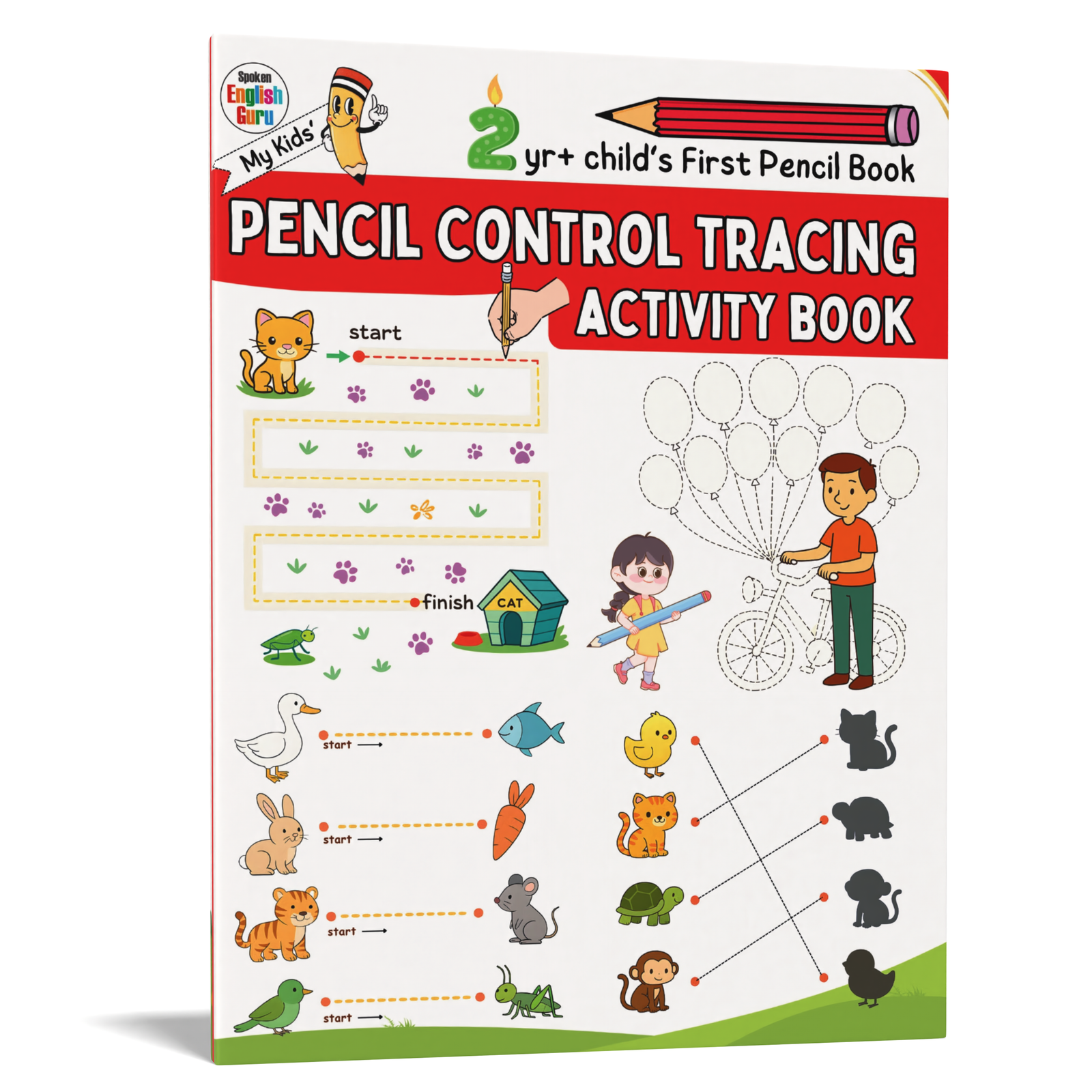 My Kids First Pencil Control Tracing Activity Book
